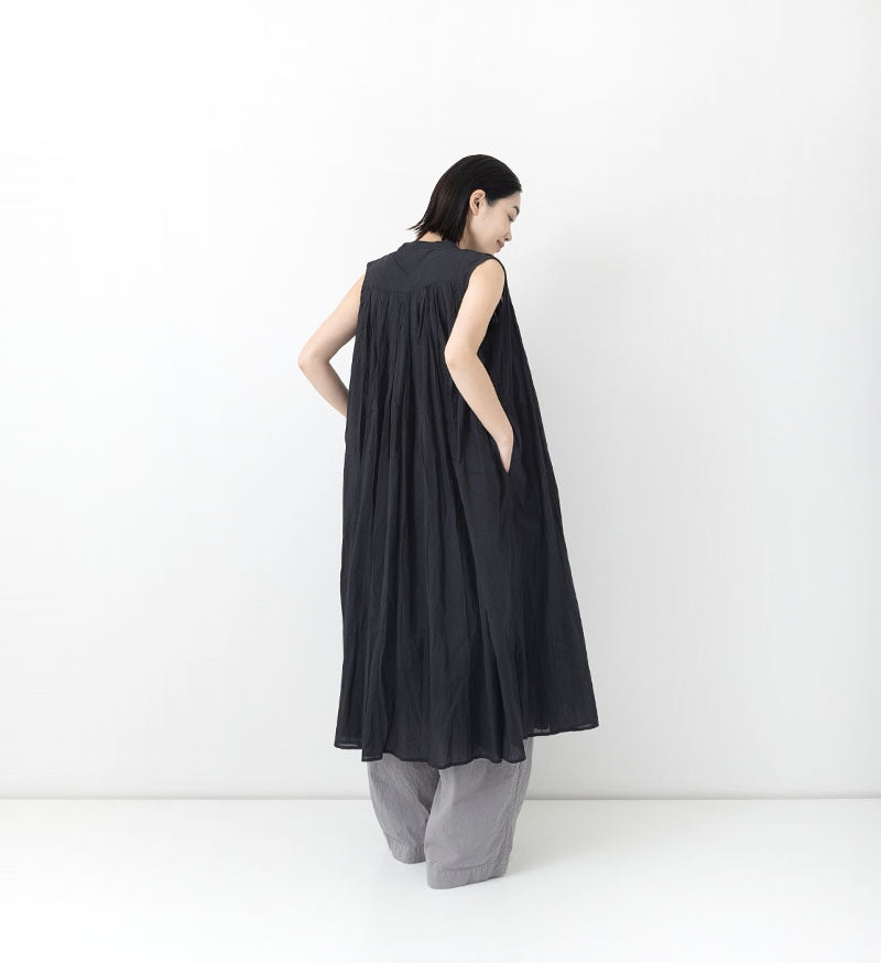 ST-098L Sleeveless Gather Blouse *Long