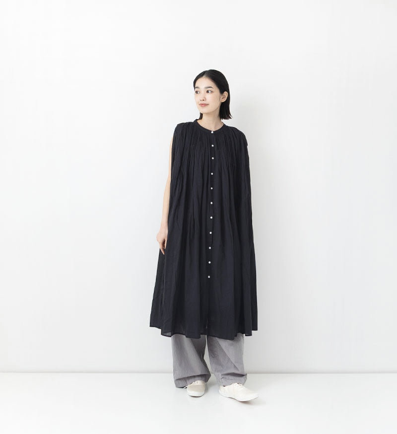 ST-098L Sleeveless Gather Blouse *Long