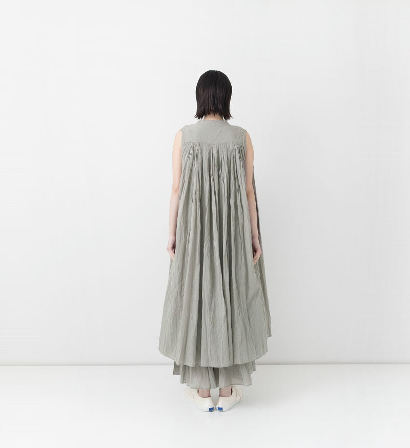 ST-098L Sleeveless Gather Blouse *Long